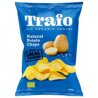 Kartoffelchips gesalzen