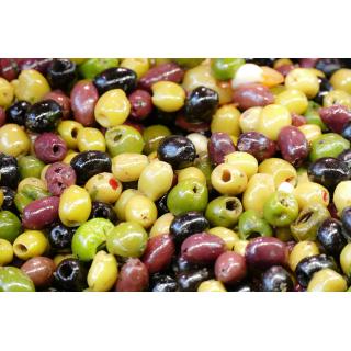 Oliven gemischt, gekräutert, lose