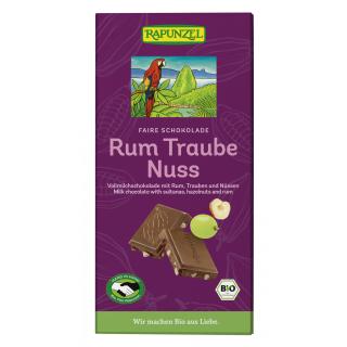 Rum-Trauben-Nuss-Vollmilch Schokolade HIH